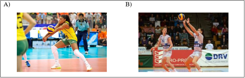 Volleyball passing example from the legacy article