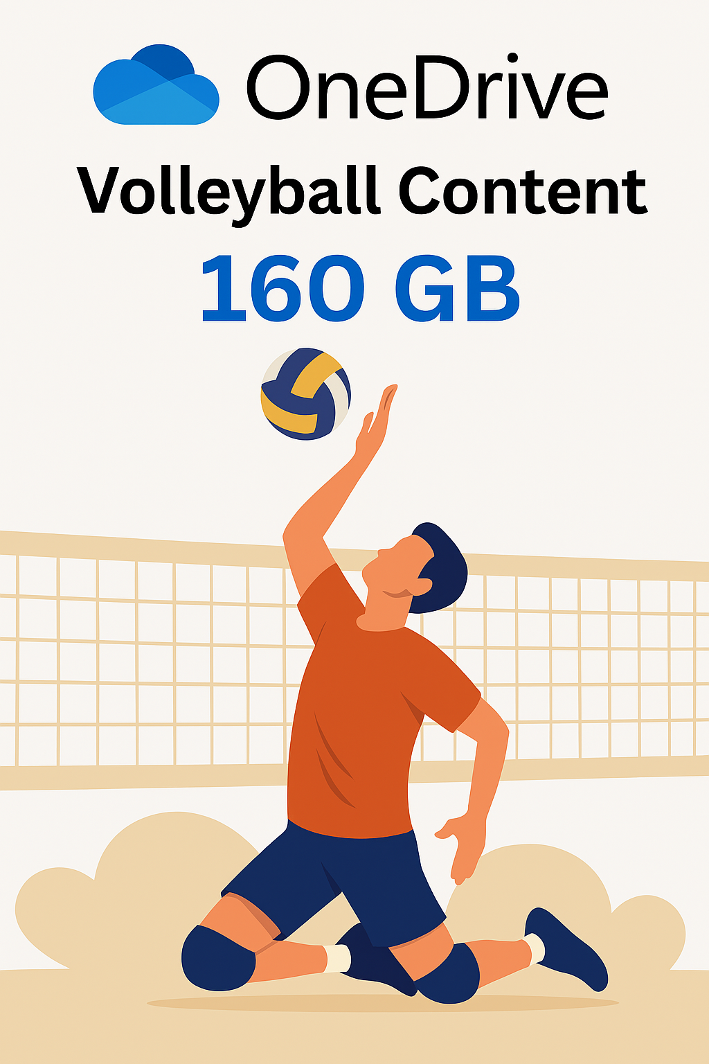 Volleyball bundle drive contents